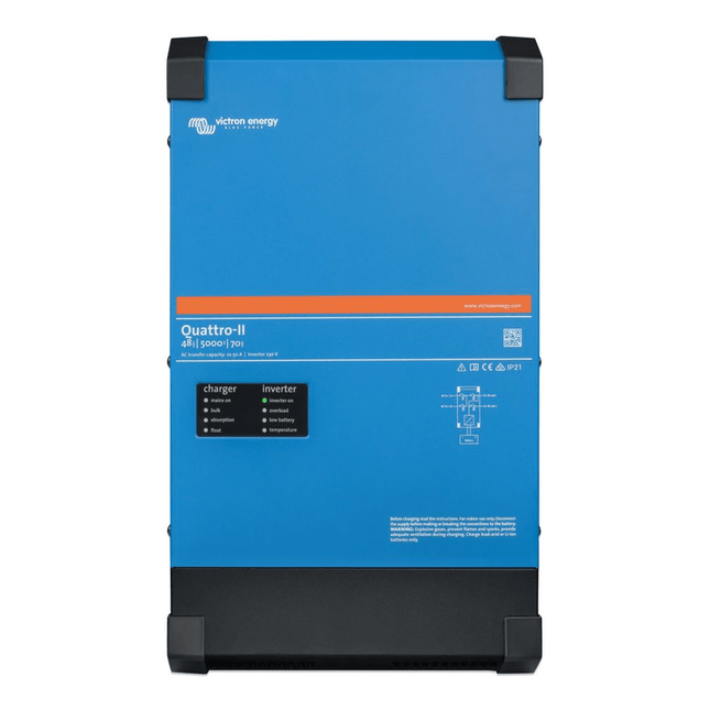 Inversor Victron Energy Quattro-II 48/5000/70-50/50 de 48 V y 5000 VA