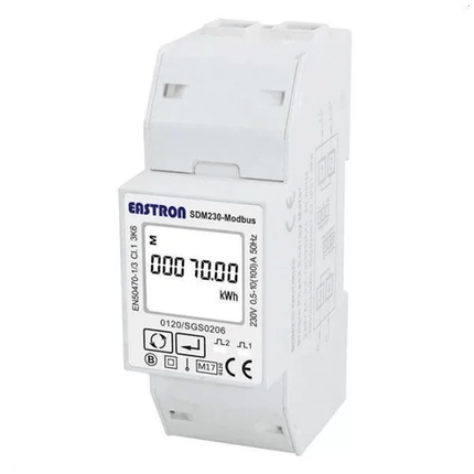 Contador inteligente monofásico DEYE SDM230 con MODBUS 1P, EASTRON