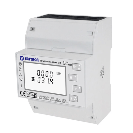 Contador inteligente trifásico DEYE SDM630 con Modbus P3, EASTRON