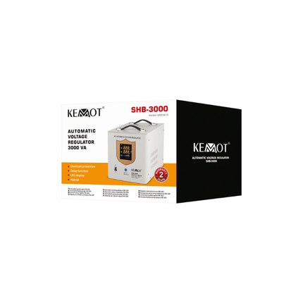Estabilizador de tensión automático con servomotor de 3000 VA, KEMOT