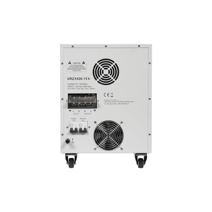 Estabilizador de tensión automático con servomotor de 15 000 VA, KEMOT