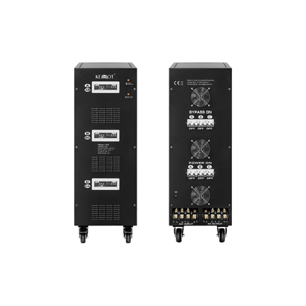 Estabilizador de tensión automático con servomotor de 100 kVA, KEMOT