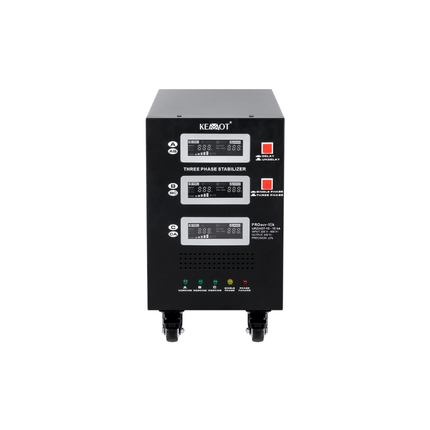 Estabilizador de tensión automático con servomotor de 15 kVA, KEMOT