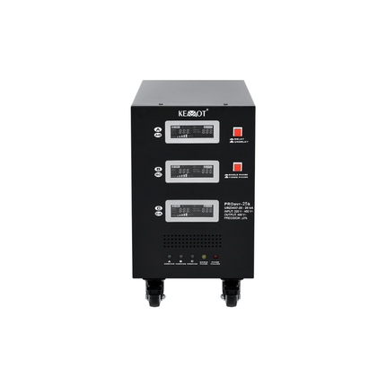Estabilizador de tensión automático con servomotor de 25 kVA, KEMOT