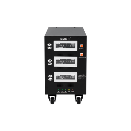 Estabilizador de tensión automático con servomotor de 30 kVA, KEMOT