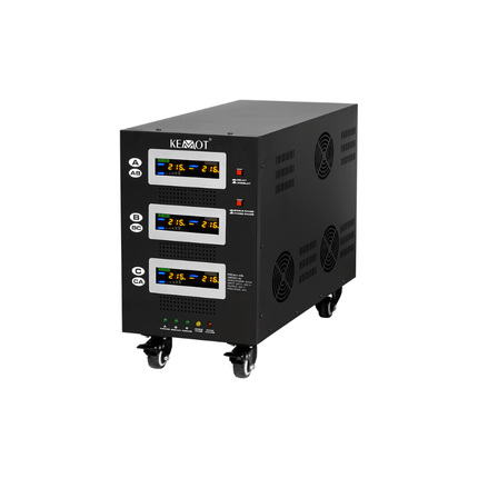 Estabilizador de tensión automático con servomotor de 45 kVA, KEMOT