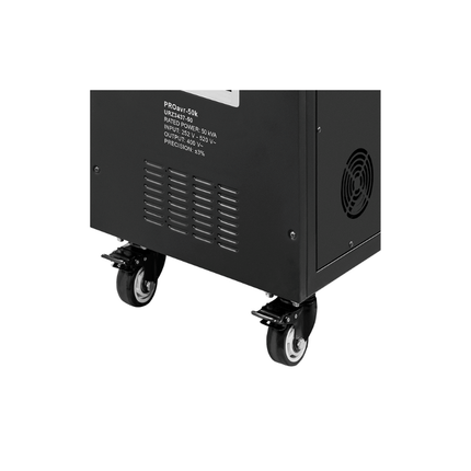 Estabilizador de tensión automático con servomotor de 50 kVA, KEMOT