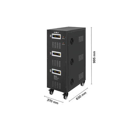 Estabilizador de tensión automático con servomotor de 50 kVA, KEMOT