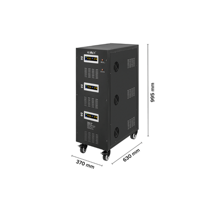 Estabilizador de tensión automático con servomotor de 60 kVA, KEMOT