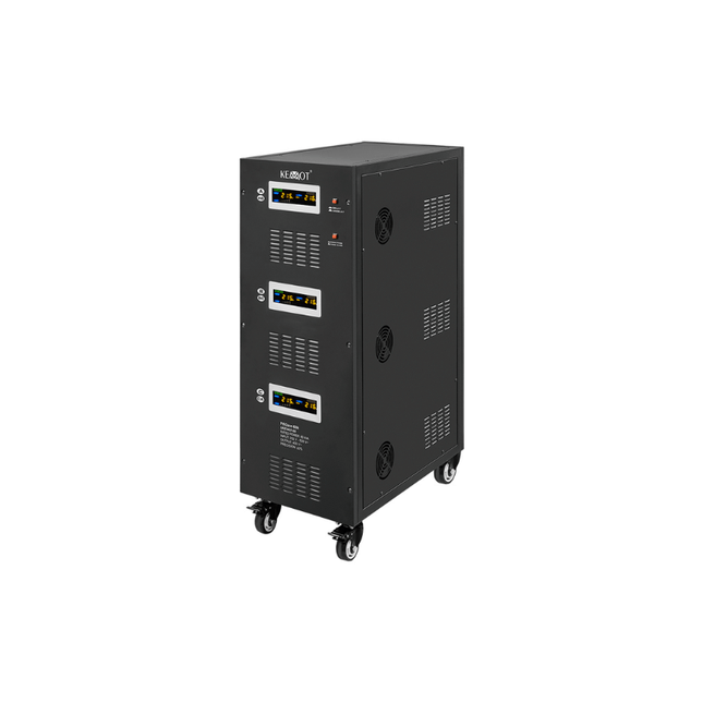 Estabilizador de tensión automático con servomotor de 60 kVA, KEMOT