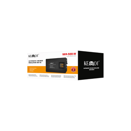 Estabilizador de tensión automático de pared KEMOT 500 VA