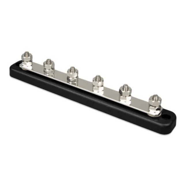Barra colectora de 150 A y 6 polos con cubierta, Victron Energy