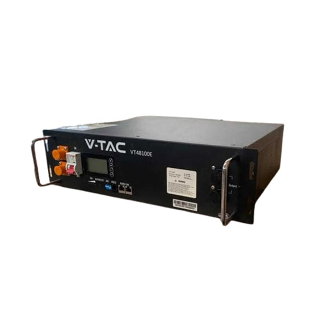 Batería fotovoltaica LiFePo4 de 5,12 kWh, modelo VT48100E, V-TAC