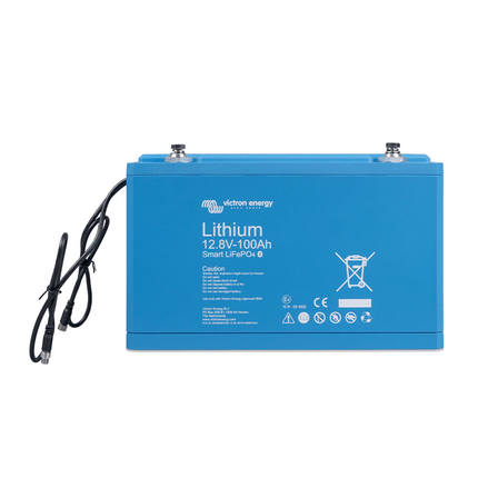 Batería de iones de litio Victron Smart de 12,8 V y 100 Ah (LiFePo4)