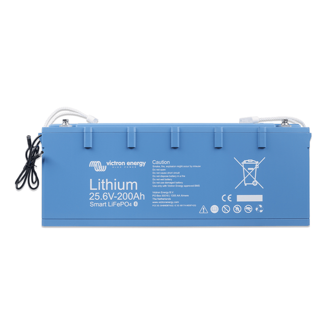 Batería de iones de litio Victron Smart de 25,6 V y 200 Ah (LiFePO₄)