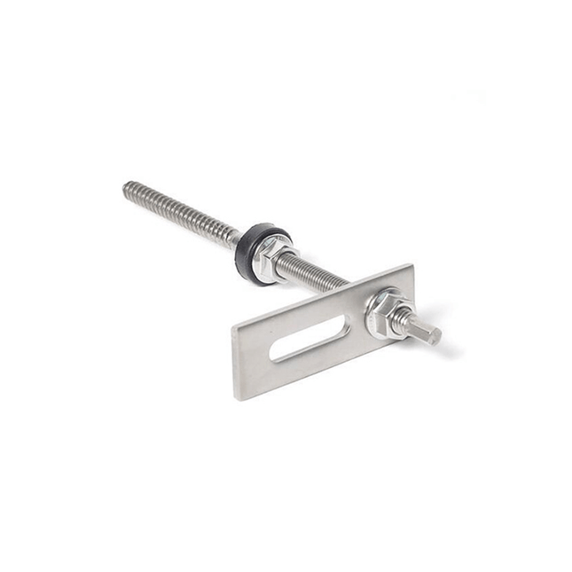 Perno de anclaje para cubiertas metálicas M10x200, compatible con K2 Solidrail y perfiles en H