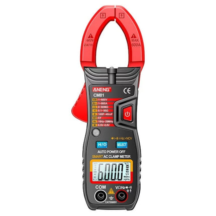 Pinza amperimétrica, multímetro digital CM81, ANENG