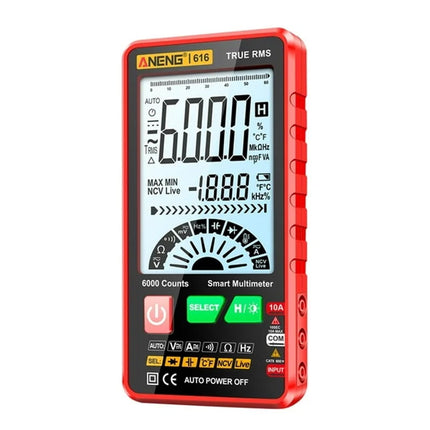 Multímetro digital 616, detección automática, ANENG