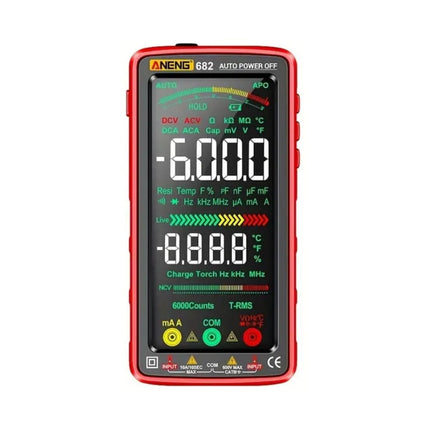Multímetro digital 682, detección automática, ANENG