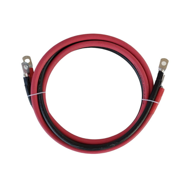 Cables de conexión para batería, 50 mm², 2 m, juego