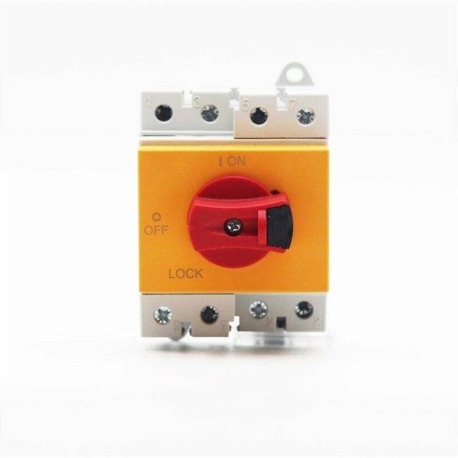 Interruptor de encendido/apagado de 4 polos, 32 A, 1200 V CC, SolarTech