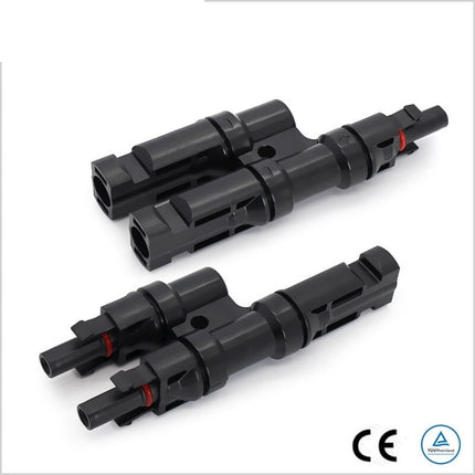 Conector en Y paralelo MC4 2 en 1, 1000 V, IP67