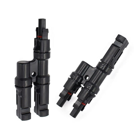 Conector en Y paralelo MC4 2 en 1, 1000 V, IP67