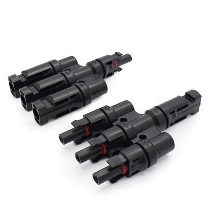 Conector en Y paralelo MC4 3 en 1, 1000 V, IP67