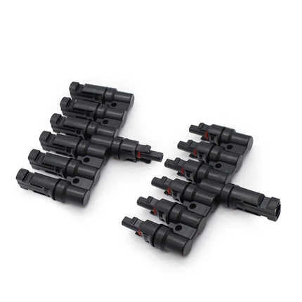 Conector en Y paralelo MC4 6 en 1, 1000 V, IP67