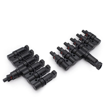 Conector en Y paralelo MC4 6 en 1, 1000 V, IP67