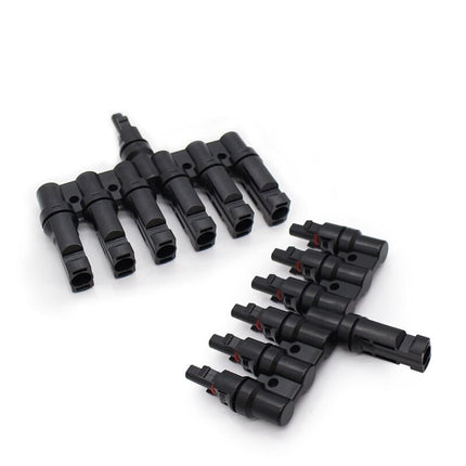Conector en Y paralelo MC4 6 en 1, 1000 V, IP67