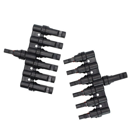 Conector en Y paralelo MC4 6 en 1, 1000 V, IP67