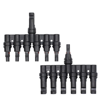Conector en Y paralelo MC4 6 en 1, 1000 V, IP67