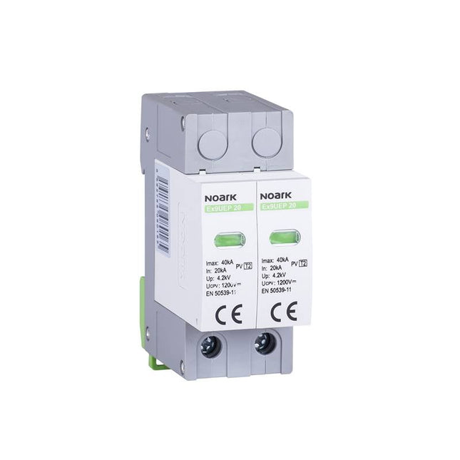 Descargador de sobretensión Ex9UEP 20 2P 1200 V CC, Noark
