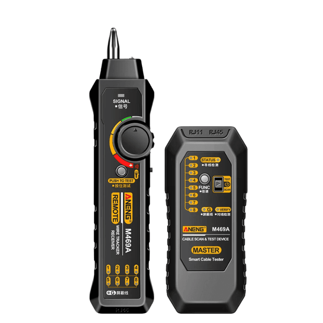 Comprobador de redes RJ45, detector de cables UTP, ANENG