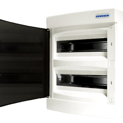 Caja de fusibles para interiores, 2 filas, 24UH, Schrack