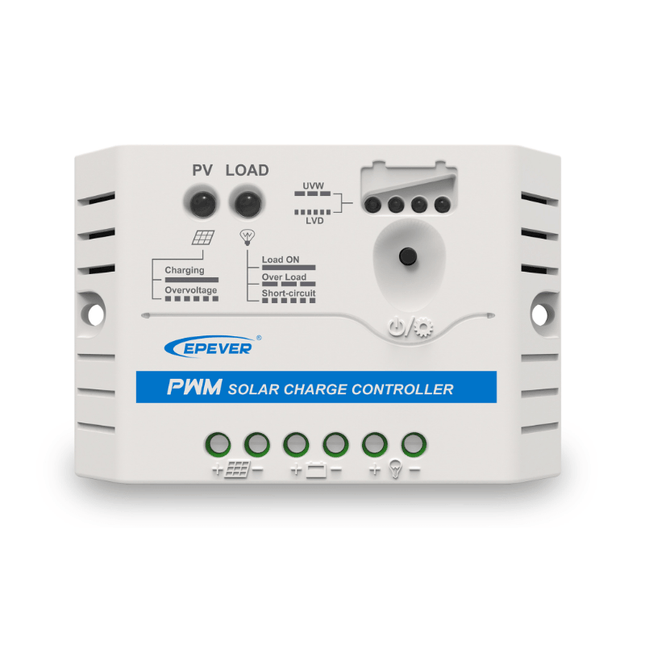 Controlador de carga solar PWM EPEVER LS2024EU de 12 V/24 V y 20 A