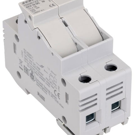 Bloque de fusibles fotovoltaico modular, 10x38, 2 polos, 20 A, Schrack