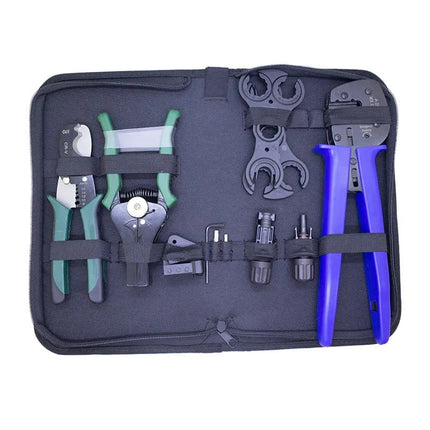 Kit de herramientas para instaladores fotovoltaicos, alicates de crimpado MC4